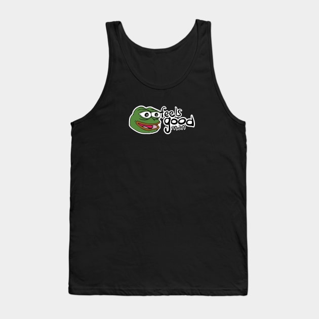 Feels Good Man - Pepe the Frog Tank Top by EverGreene